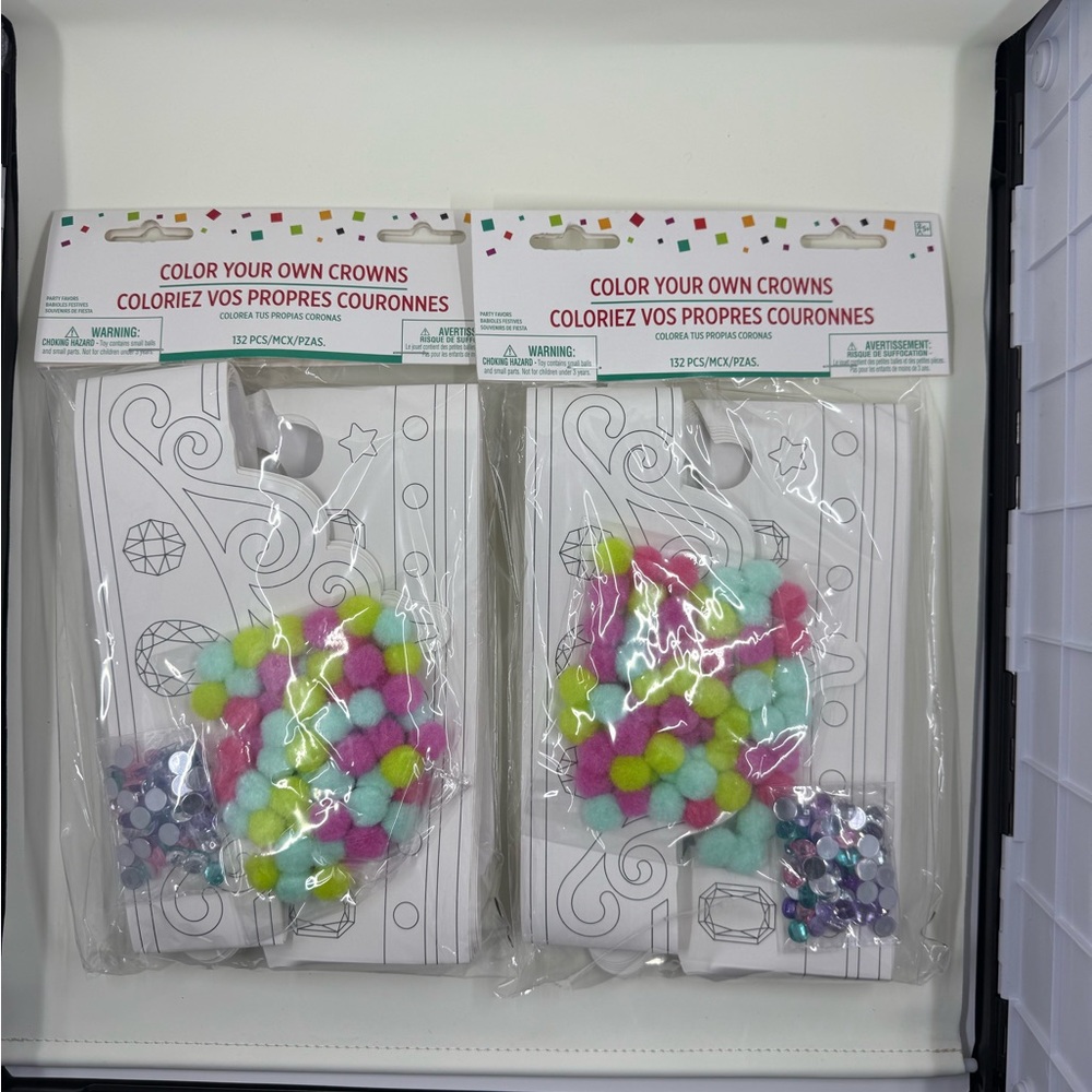 Color Your Own Crowns Craft Kit (2 sets)